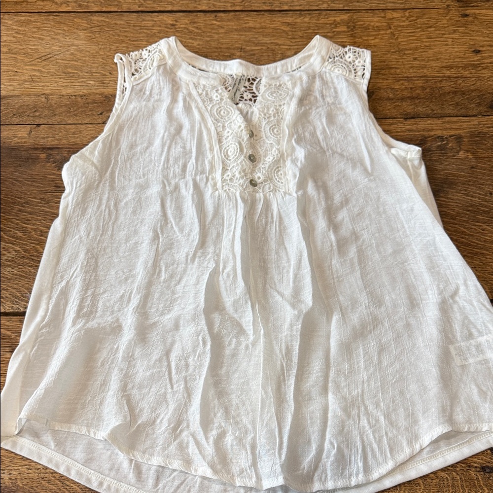 PerSeption Concept White Lace Blouse